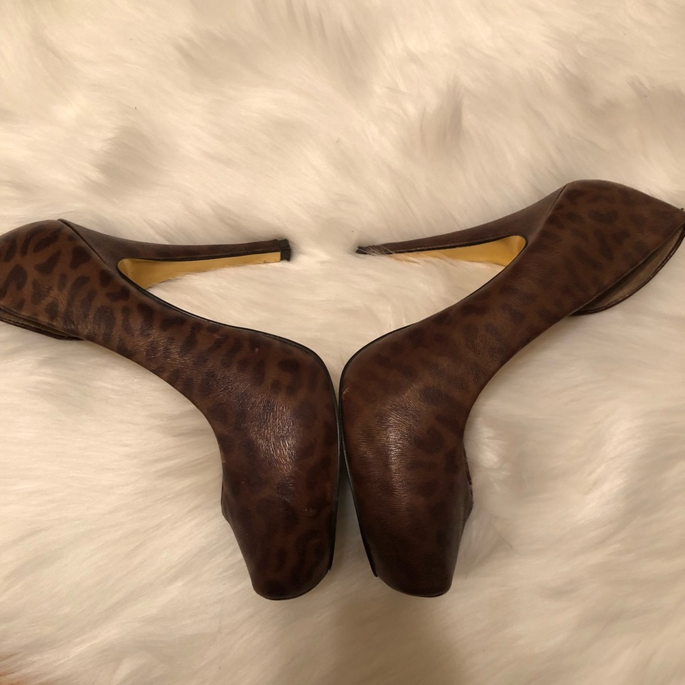 Ted Baker D’Orsay Leopard print stilettos heels - Picture 4 of 8